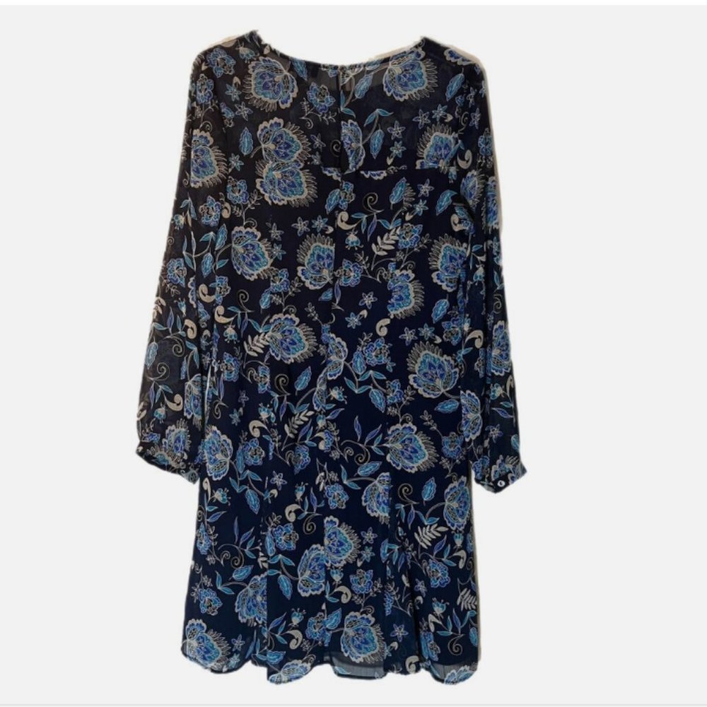 The Limited: sheer illusion, godet hem dress (Size 4)